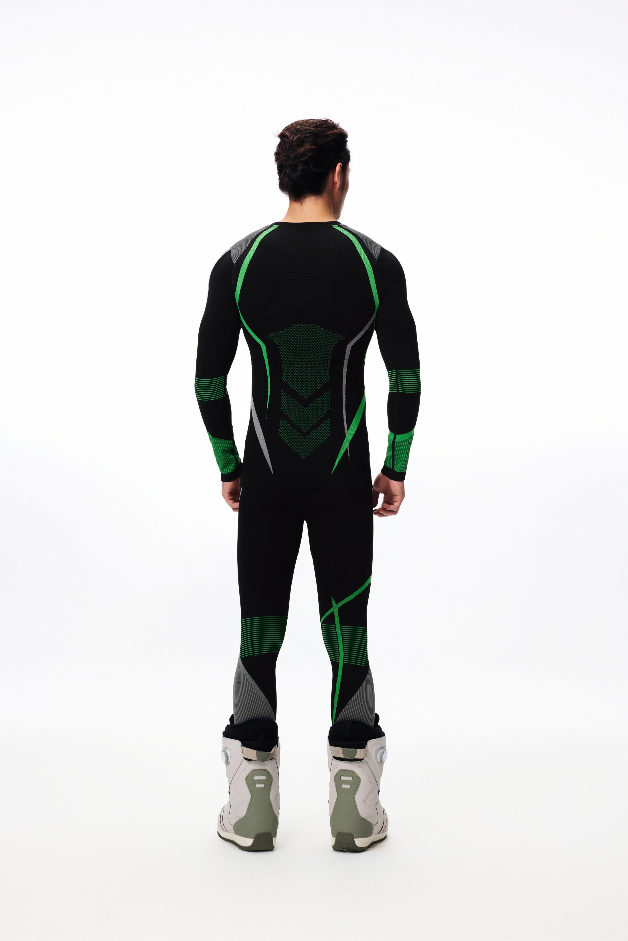 Surpine _ elite_thermal_compression_baselayer_men_black_green_back