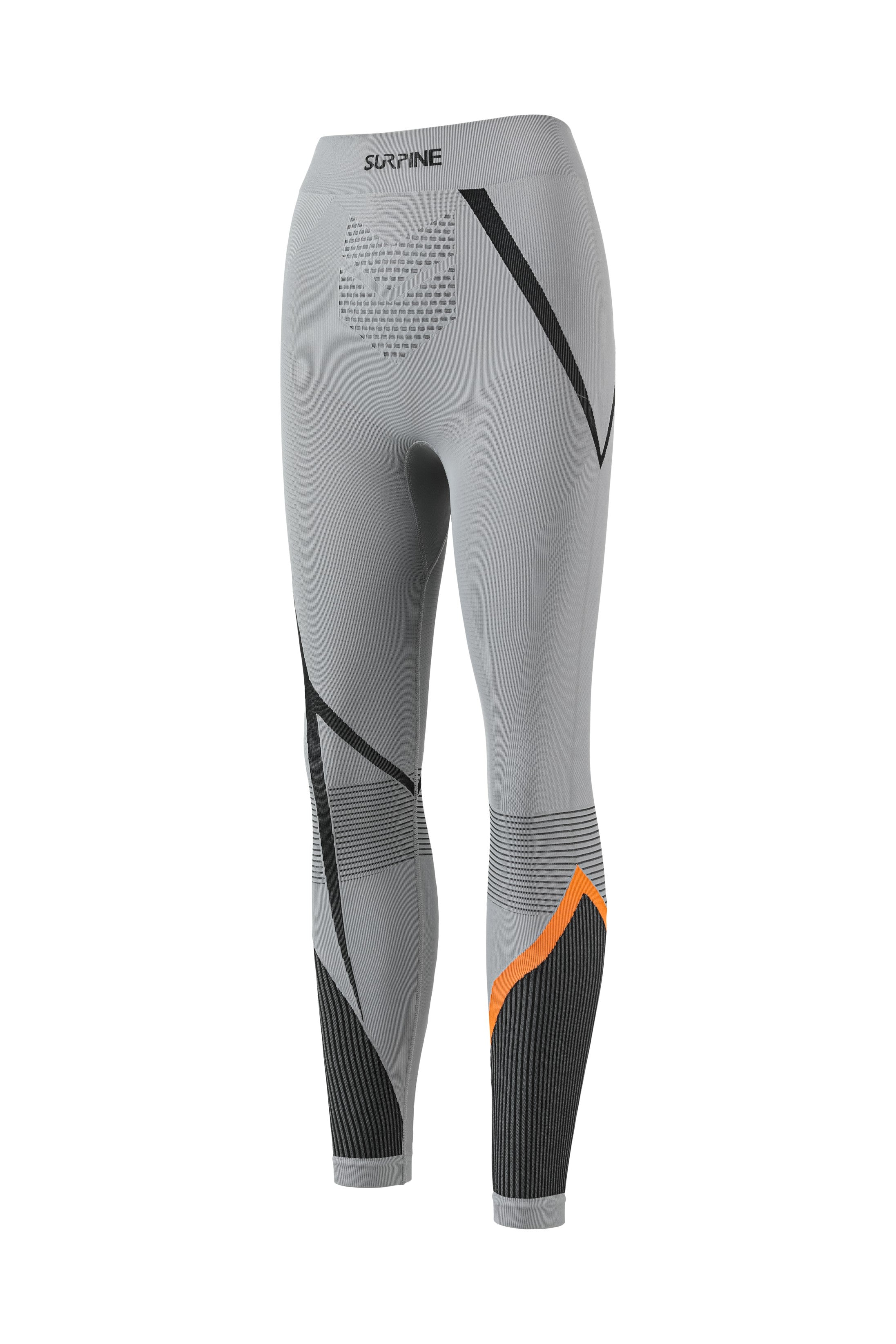 Surpine _ elite_thermal_compression_baselayer_women_black_orange_bottom