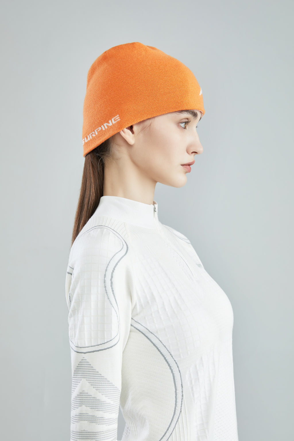 Surpine _ merino_knit_beanie_daybreak_orange_side