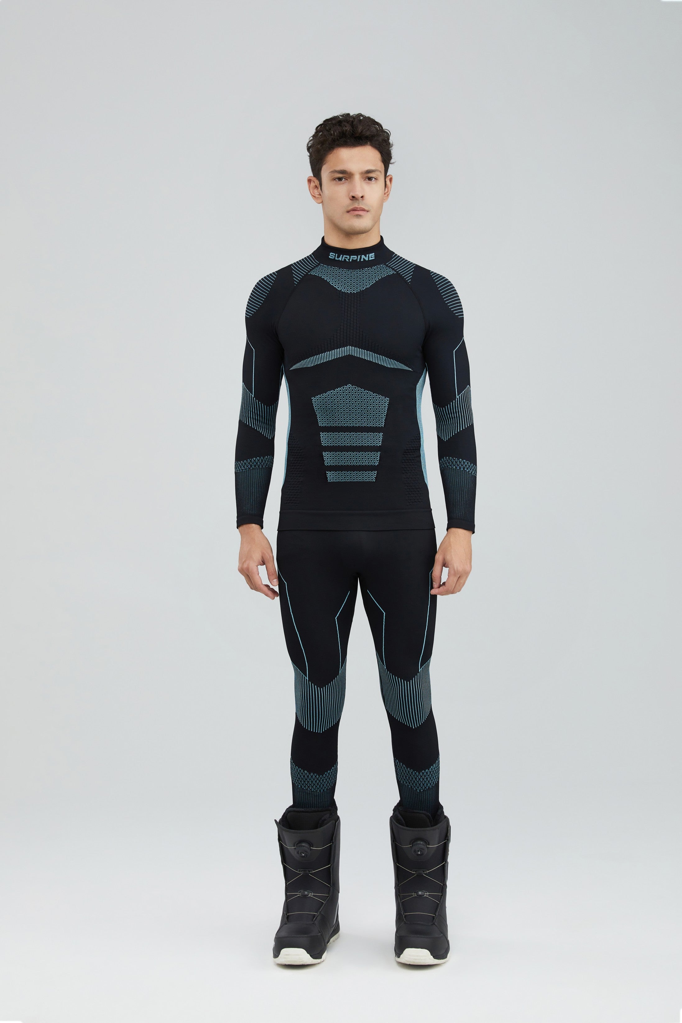 Surpine _ pro_thermal_compression_baselayer_men_black_blue_front