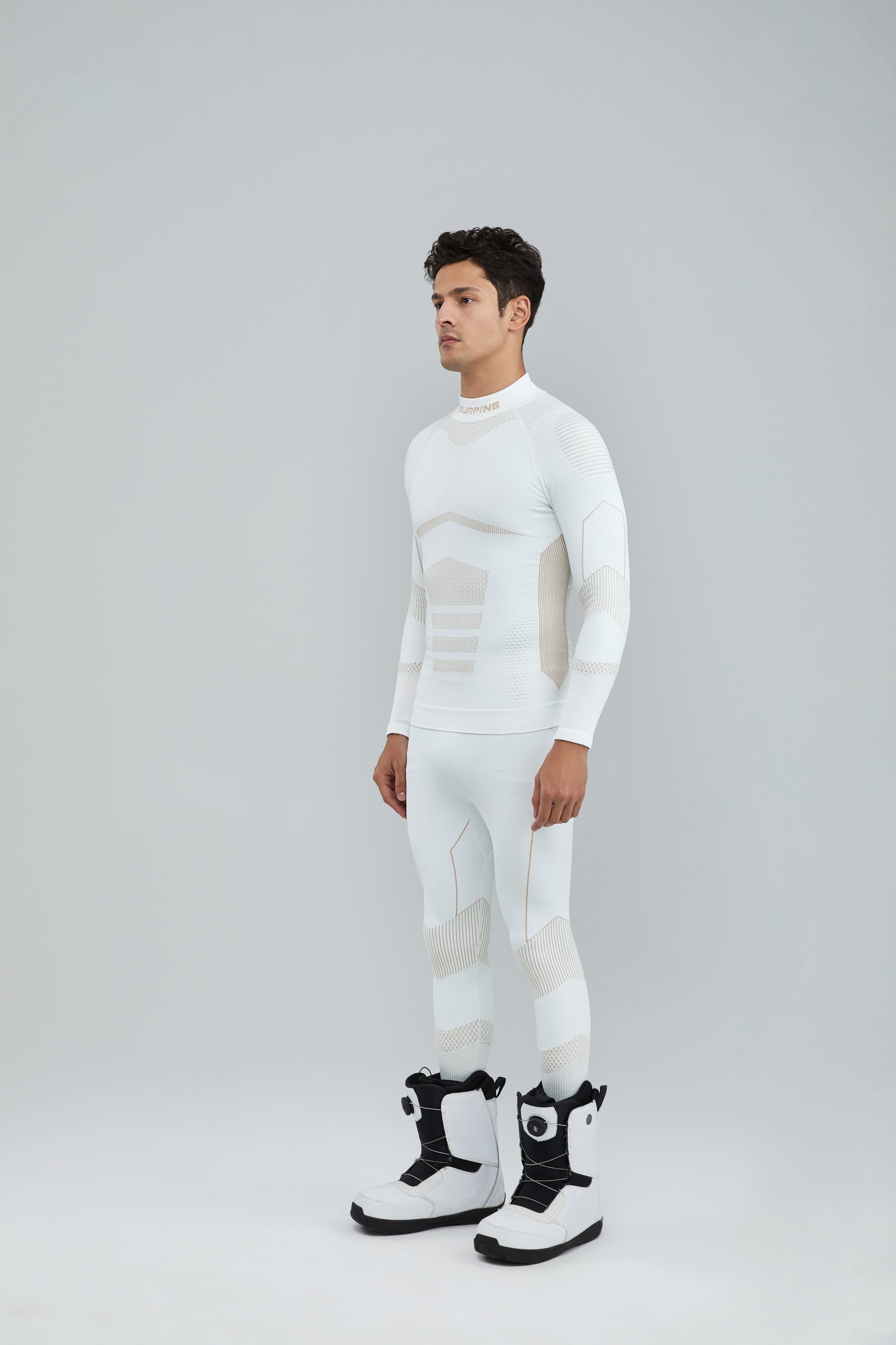 Surpine _ pro_thermal_compression_baselayer_men_white_gold_side