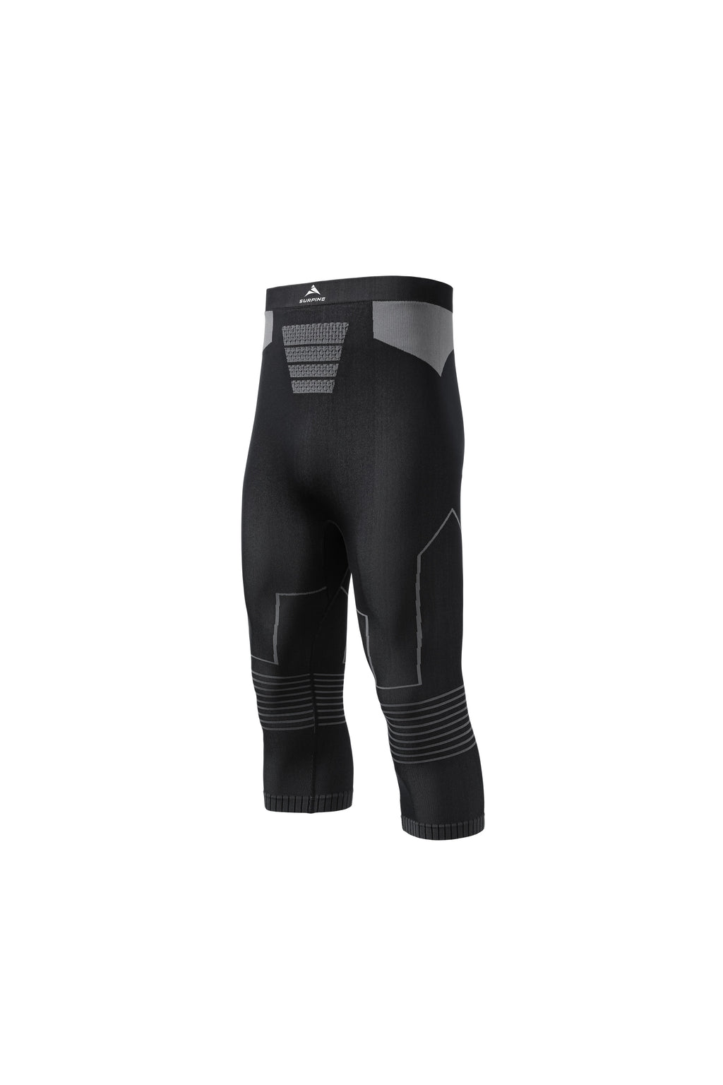 Surpine _ thermal_compression_baselayer_men_black_grey_three_quarter_bottom