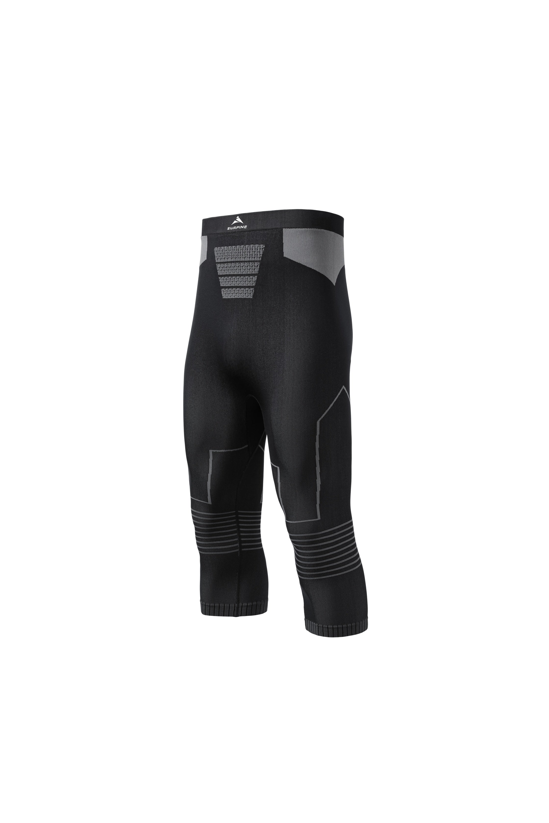 Surpine _ thermal_compression_baselayer_men_black_grey_three_quarter_bottom