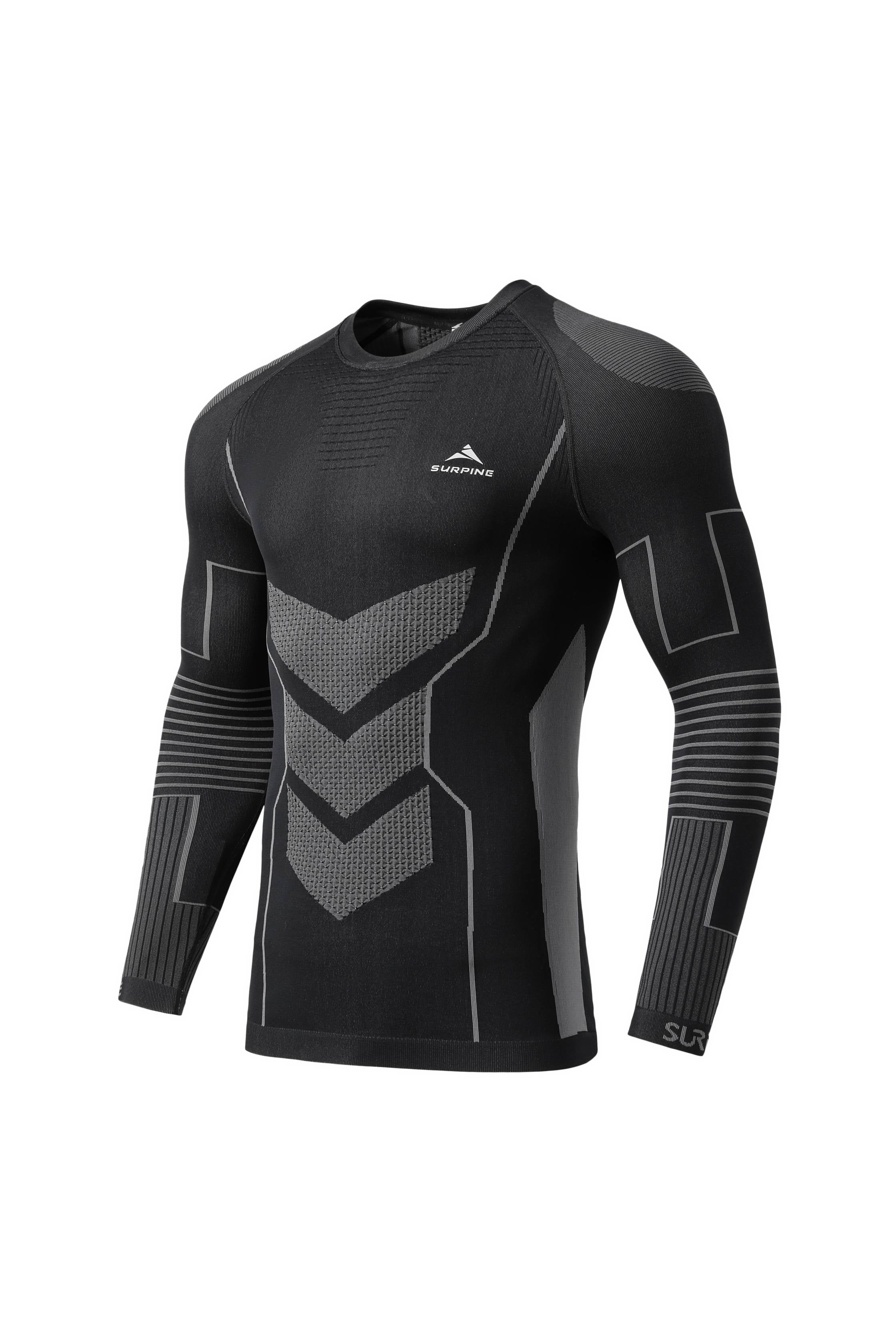 Surpine _ thermal_compression_baselayer_men_black_grey_top
