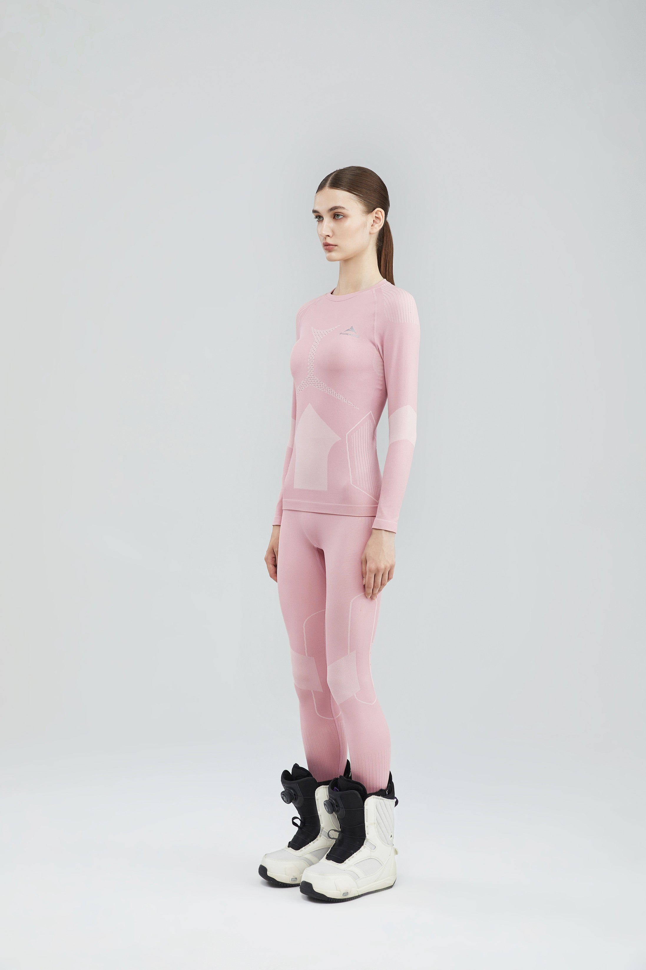 Surpine _ thermal_compression_baselayer_women_pink_white_side